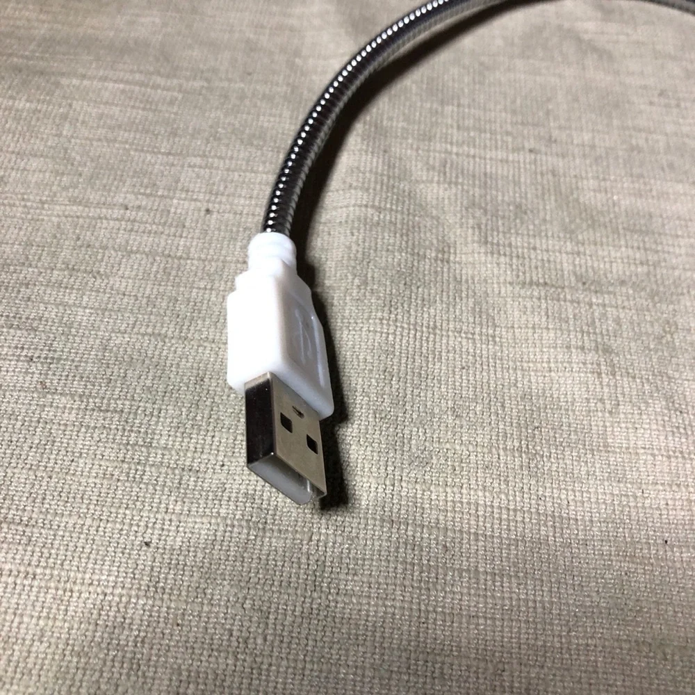 White USB Adapter with Durable Braided Design